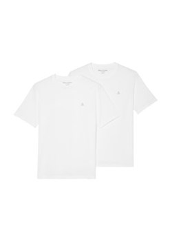 Marc O'Polo Komplet 2 t-shirtów 327 2058 09102 Biały Regular Fit ze sklepu MODIVO w kategorii T-shirty męskie - zdjęcie 168543535