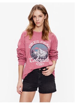 BDG Urban Outfitters Bluza BDG PIKES PEAKS SKATE LS 76471234 Różowy Oversize ze sklepu MODIVO w kategorii Bluzy damskie - zdjęcie 168543856