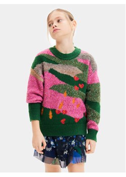 Desigual Sweter 23WGJF05 Kolorowy Regular Fit ze sklepu MODIVO w kategorii Swetry dziewczęce - zdjęcie 168544036