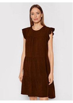 Rinascimento Sukienka letnia CFC0103416003 Brązowy Regular Fit ze sklepu MODIVO w kategorii Sukienki - zdjęcie 168544059