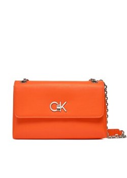 Calvin Klein Torebka Re-Lock Ew Conv Crossbody K60K611084 Pomarańczowy ze sklepu MODIVO w kategorii Kopertówki - zdjęcie 168544127