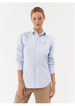 Polo Ralph Lauren Koszula 211891377004 Niebieski Regular Fit ze sklepu MODIVO w kategorii Koszule damskie - zdjęcie 168544189