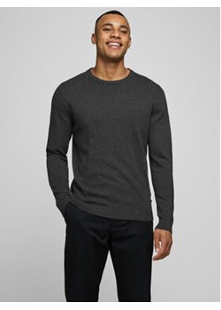 Jack&Jones Sweter Basic 12137190 Szary Regular Fit ze sklepu MODIVO w kategorii Swetry męskie - zdjęcie 168544225