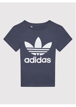 adidas T-Shirt Trefoil HC9601 Granatowy Regular Fit ze sklepu MODIVO w kategorii T-shirty chłopięce - zdjęcie 168544289