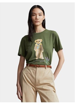 Polo Ralph Lauren T-Shirt Prov Bear T 211924292001 Zielony Regular Fit ze sklepu MODIVO w kategorii Bluzki damskie - zdjęcie 168544389