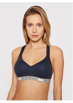 Emporio Armani Underwear Biustonosz bezfiszbinowy 163995 1A227 00135 Granatowy ze sklepu MODIVO w kategorii Biustonosze - zdjęcie 168544447