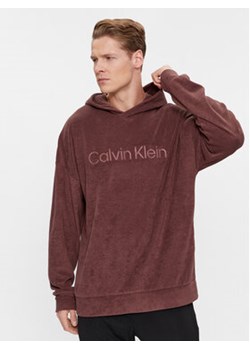 Calvin Klein Underwear Bluza 000NM2454E Bordowy Relaxed Fit ze sklepu MODIVO w kategorii Bluzy męskie - zdjęcie 168544557