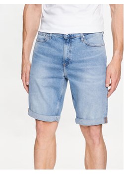 Calvin Klein Jeans Szorty jeansowe J30J322785 Niebieski Slim Fit ze sklepu MODIVO w kategorii Spodenki męskie - zdjęcie 168544919