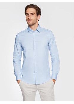 Sisley Koszula 5CNX5QL19 Niebieski Slim Fit ze sklepu MODIVO w kategorii Koszule męskie - zdjęcie 168545836