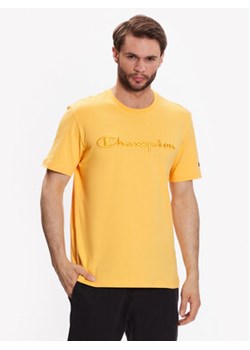Champion T-Shirt 218490 Pomarańczowy Regular Fit ze sklepu MODIVO w kategorii T-shirty męskie - zdjęcie 168546515