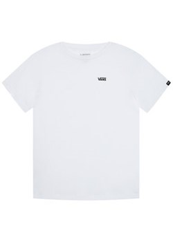 Vans T-Shirt Left Chest VN0A4MQ3 Biały Classic Fit ze sklepu MODIVO w kategorii T-shirty chłopięce - zdjęcie 168546539