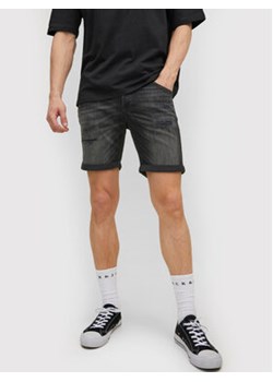 Jack&Jones Szorty jeansowe Rick Fox 12201634 Czarny Regular Fit ze sklepu MODIVO w kategorii Spodenki męskie - zdjęcie 168546628
