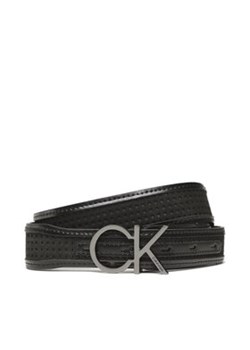 Calvin Klein Pasek Damski Re-Lock Insert 3 Cm Perf Belt K60K610497 Czarny ze sklepu MODIVO w kategorii Paski damskie - zdjęcie 168547216