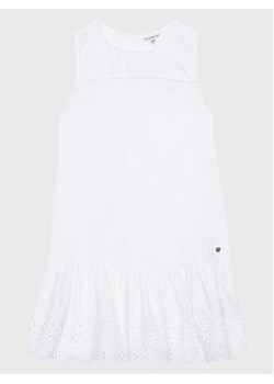 Guess Sukienka letnia J3GK10 WCVM0 Biały Regular Fit ze sklepu MODIVO w kategorii Sukienki dziewczęce - zdjęcie 168547237