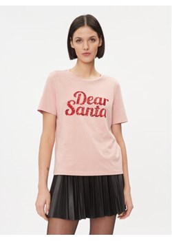 Vila T-Shirt 14090227 Różowy Regular Fit ze sklepu MODIVO w kategorii Bluzki damskie - zdjęcie 168547446