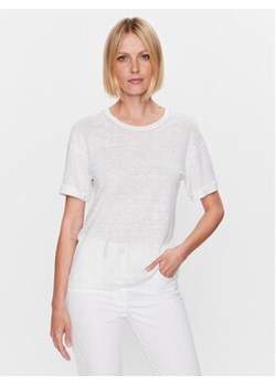 Peserico T-Shirt S06167J0 Biały Regular Fit ze sklepu MODIVO w kategorii Bluzki damskie - zdjęcie 168547847