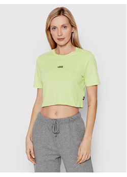 Vans T-Shirt VN0A54QU Zielony Regular Fit ze sklepu MODIVO w kategorii Bluzki damskie - zdjęcie 168549095