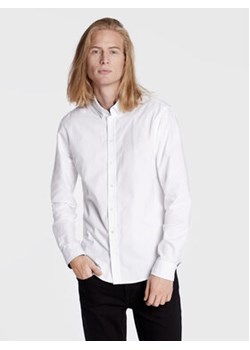 Blend Koszula Bhnail 20709454 Biały Slim Fit ze sklepu MODIVO w kategorii Koszule męskie - zdjęcie 168549119