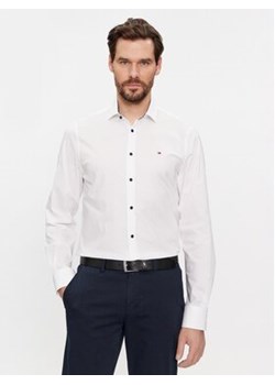 Tommy Hilfiger Koszula MW0MW34259 Biały Slim Fit ze sklepu MODIVO w kategorii Koszule męskie - zdjęcie 168549256