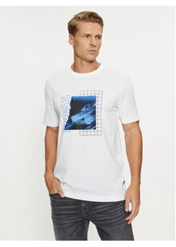 Boss T-Shirt Tiburt 412 50495689 Biały Regular Fit ze sklepu MODIVO w kategorii T-shirty męskie - zdjęcie 168549299
