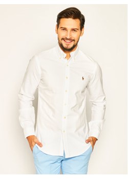 Polo Ralph Lauren Koszula Core Replen 710549084 Biały Slim Fit ze sklepu MODIVO w kategorii Koszule męskie - zdjęcie 168549697