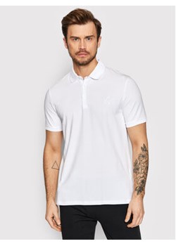 KARL LAGERFELD Polo 745890 500221 Biały Regular Fit ze sklepu MODIVO w kategorii T-shirty męskie - zdjęcie 168549777