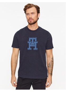 Tommy Hilfiger T-Shirt MW0MW32589 Granatowy Regular Fit ze sklepu MODIVO w kategorii T-shirty męskie - zdjęcie 168549847