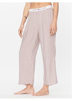 Tommy Hilfiger Spodnie piżamowe UW0UW04151 Beżowy Regular Fit ze sklepu MODIVO w kategorii Piżamy damskie - zdjęcie 168550089