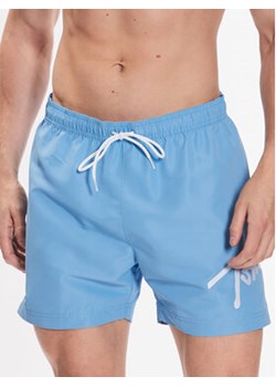 Tommy Jeans Szorty kąpielowe UM0UM02862 Niebieski Regular Fit ze sklepu MODIVO w kategorii Kąpielówki - zdjęcie 168550165