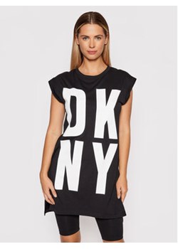 DKNY T-Shirt P1RHRB2M Czarny Regular Fit ze sklepu MODIVO w kategorii Bluzki damskie - zdjęcie 168550209