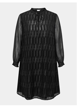 ONLY Carmakoma Sukienka codzienna Ouge 15308041 Czarny Regular Fit ze sklepu MODIVO w kategorii Sukienki - zdjęcie 168550219
