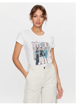 Liu Jo T-Shirt MF3409 J5003 Biały Regular Fit ze sklepu MODIVO w kategorii Bluzki damskie - zdjęcie 168550896