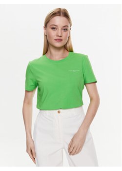 Tommy Hilfiger T-Shirt 1985 WW0WW37877 Zielony Regular Fit ze sklepu MODIVO w kategorii Bluzki damskie - zdjęcie 168550925