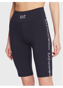 EA7 Emporio Armani Szorty sportowe 3RTS61 TJ01Z 1554 Granatowy Slim Fit ze sklepu MODIVO w kategorii Szorty - zdjęcie 168551419