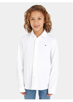 Tommy Hilfiger Koszula Solid Waffle KB0KB08308 M Biały Regular Fit ze sklepu MODIVO w kategorii Koszule chłopięce - zdjęcie 168551556