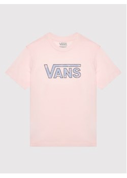 Vans T-Shirt Flying V Wash VN0A5LET Różowy Regular Fit ze sklepu MODIVO w kategorii Bluzki dziewczęce - zdjęcie 168551959