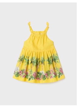 Mayoral Sukienka letnia 1967 Żółty Regular Fit ze sklepu MODIVO w kategorii Sukienki niemowlęce - zdjęcie 168552228