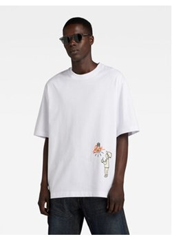 G-Star Raw T-Shirt Light Bulb D23907-C336-110 Biały Boxy Fit ze sklepu MODIVO w kategorii T-shirty męskie - zdjęcie 168552285