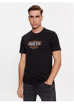 Guess T-Shirt M4RI33 J1314 Czarny Slim Fit ze sklepu MODIVO w kategorii T-shirty męskie - zdjęcie 168552488