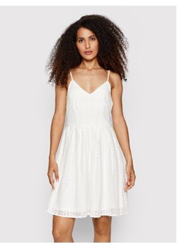 Vero Moda Sukienka letnia Honey 10220925 Biały Regular Fit ze sklepu MODIVO w kategorii Sukienki - zdjęcie 168552556