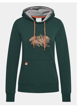 Viking Bluza Bamboo Panaka Hoodie Lady 730/25/8883 Zielony Regular Fit ze sklepu MODIVO w kategorii Bluzy damskie - zdjęcie 168552926