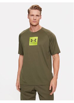 Under Armour T-Shirt Ua Tech Prt Fill Ss 1380785 Khaki Loose Fit ze sklepu MODIVO w kategorii T-shirty męskie - zdjęcie 168552985