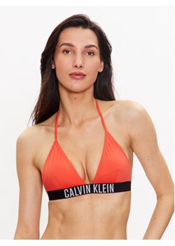 Calvin Klein Swimwear Góra od bikini KW0KW01963 Pomarańczowy ze sklepu MODIVO w kategorii Stroje kąpielowe - zdjęcie 168553207