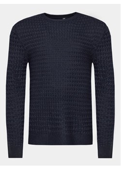 Brave Soul Sweter MK-273BRIGHAMB Granatowy Regular Fit ze sklepu MODIVO w kategorii Swetry męskie - zdjęcie 168553315