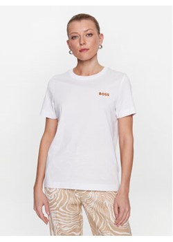 Boss T-Shirt 50489525 Biały Regular Fit ze sklepu MODIVO w kategorii Bluzki damskie - zdjęcie 168553328