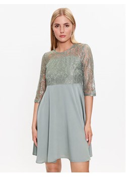 ONLY Sukienka koktajlowa 15293936 Zielony Regular Fit ze sklepu MODIVO w kategorii Sukienki - zdjęcie 168553389