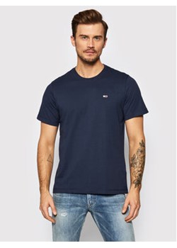 Tommy Jeans T-Shirt Classic DM0DM09598 Granatowy Regular Fit ze sklepu MODIVO w kategorii T-shirty męskie - zdjęcie 168553457