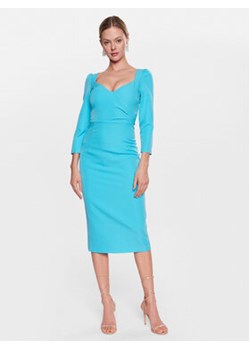 Nissa Sukienka codzienna RZ13994 Niebieski Slim Fit ze sklepu MODIVO w kategorii Sukienki - zdjęcie 168554168