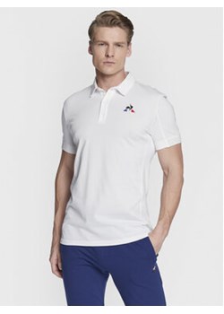Le Coq Sportif Polo 1921778 Biały Regular Fit ze sklepu MODIVO w kategorii T-shirty męskie - zdjęcie 168554296