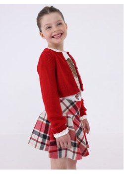 Mayoral Kardigan 4.310 Czerwony Regular Fit ze sklepu MODIVO w kategorii Swetry dziewczęce - zdjęcie 168554778